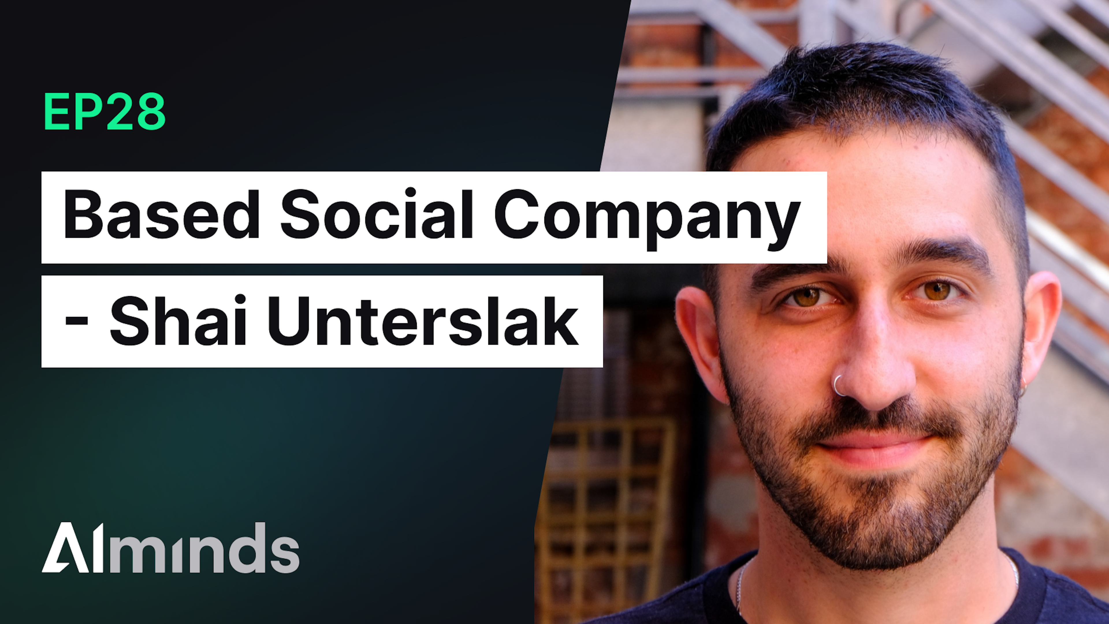 AIMinds #028 | Shai Unterslak, Co-Founder at Based Social Company