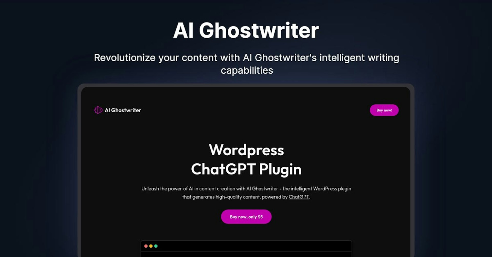 AI Ghostwriter