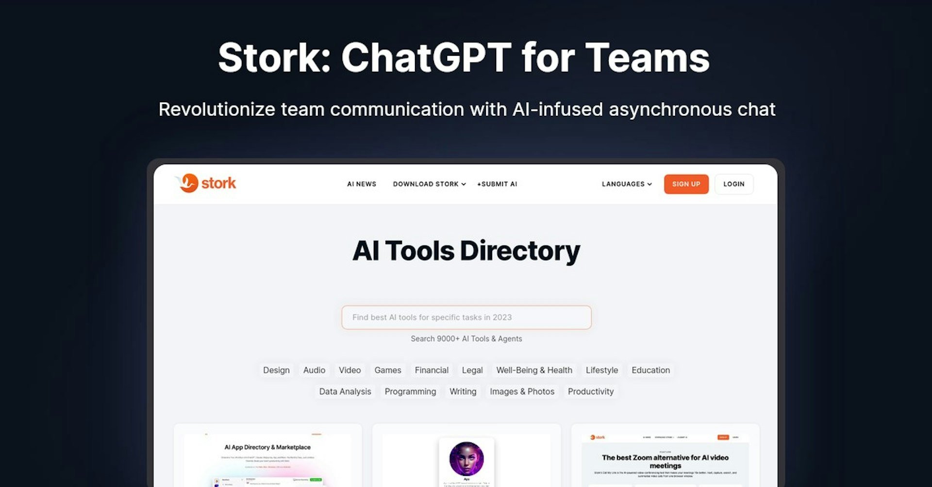 Stork: ChatGPT for Teams