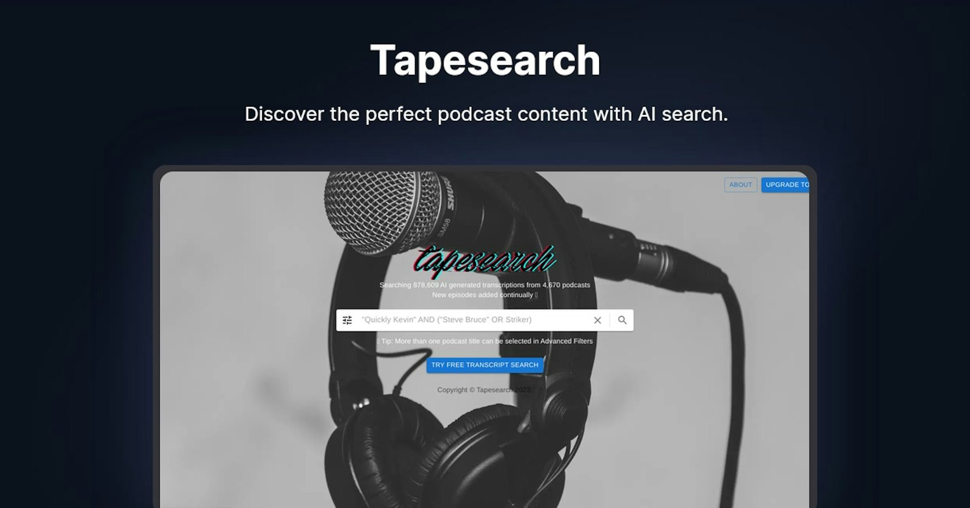 Tapesearch