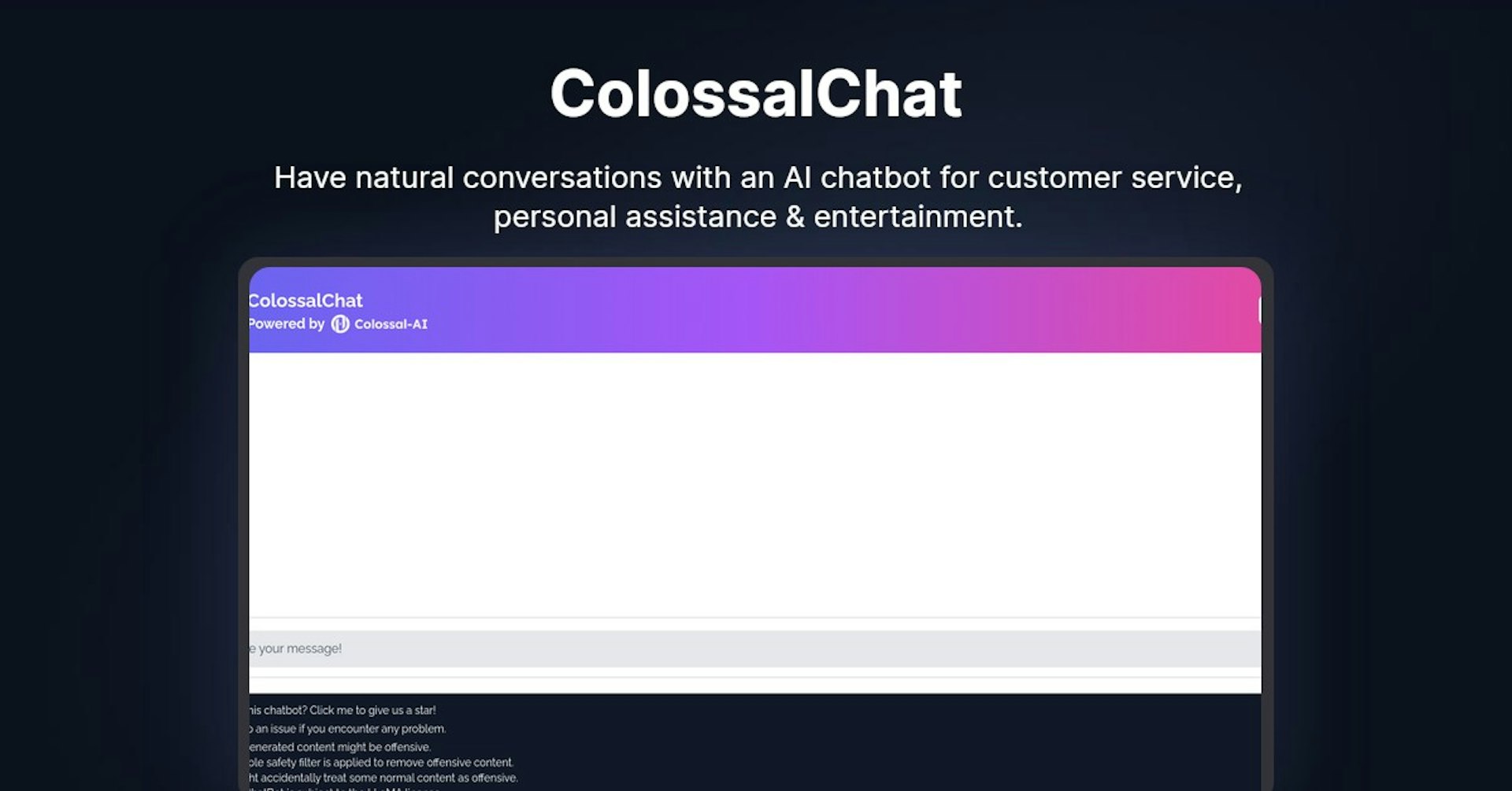 ColossalChat