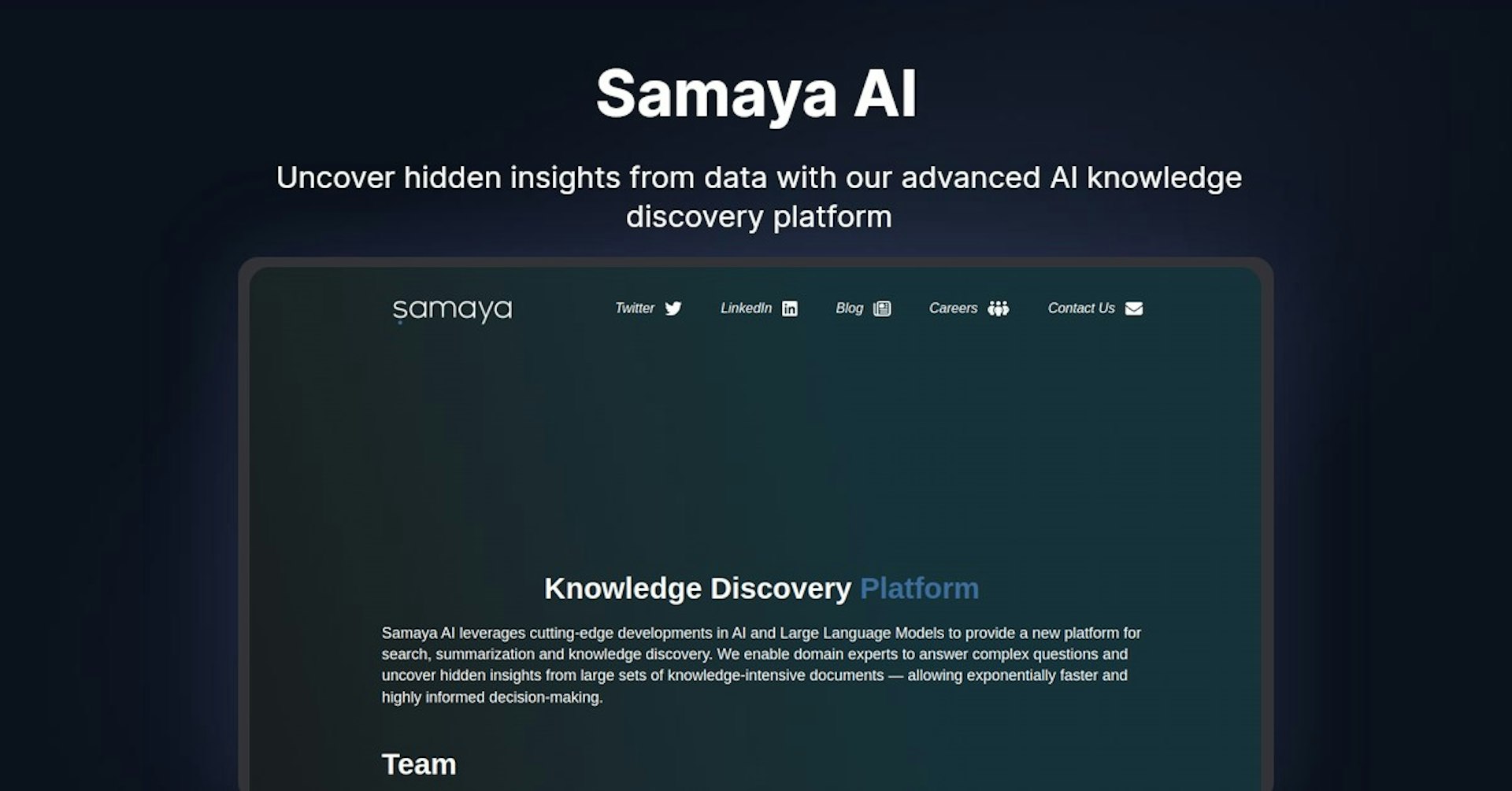 Samaya AI