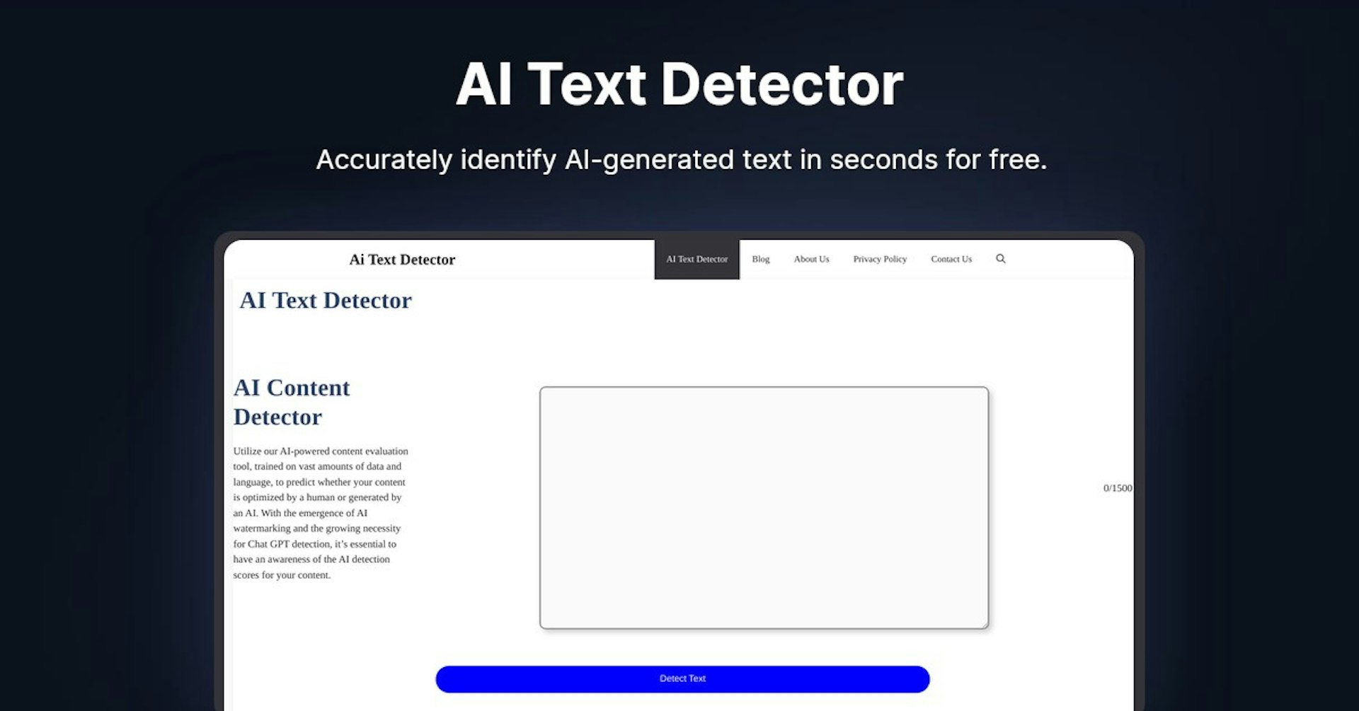 AI Text Detector