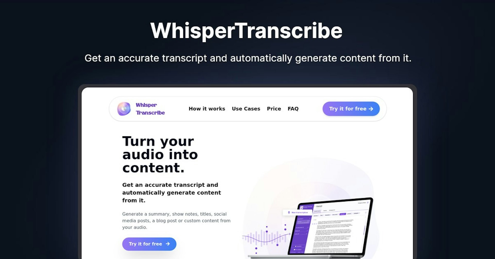 WhisperTranscribe
