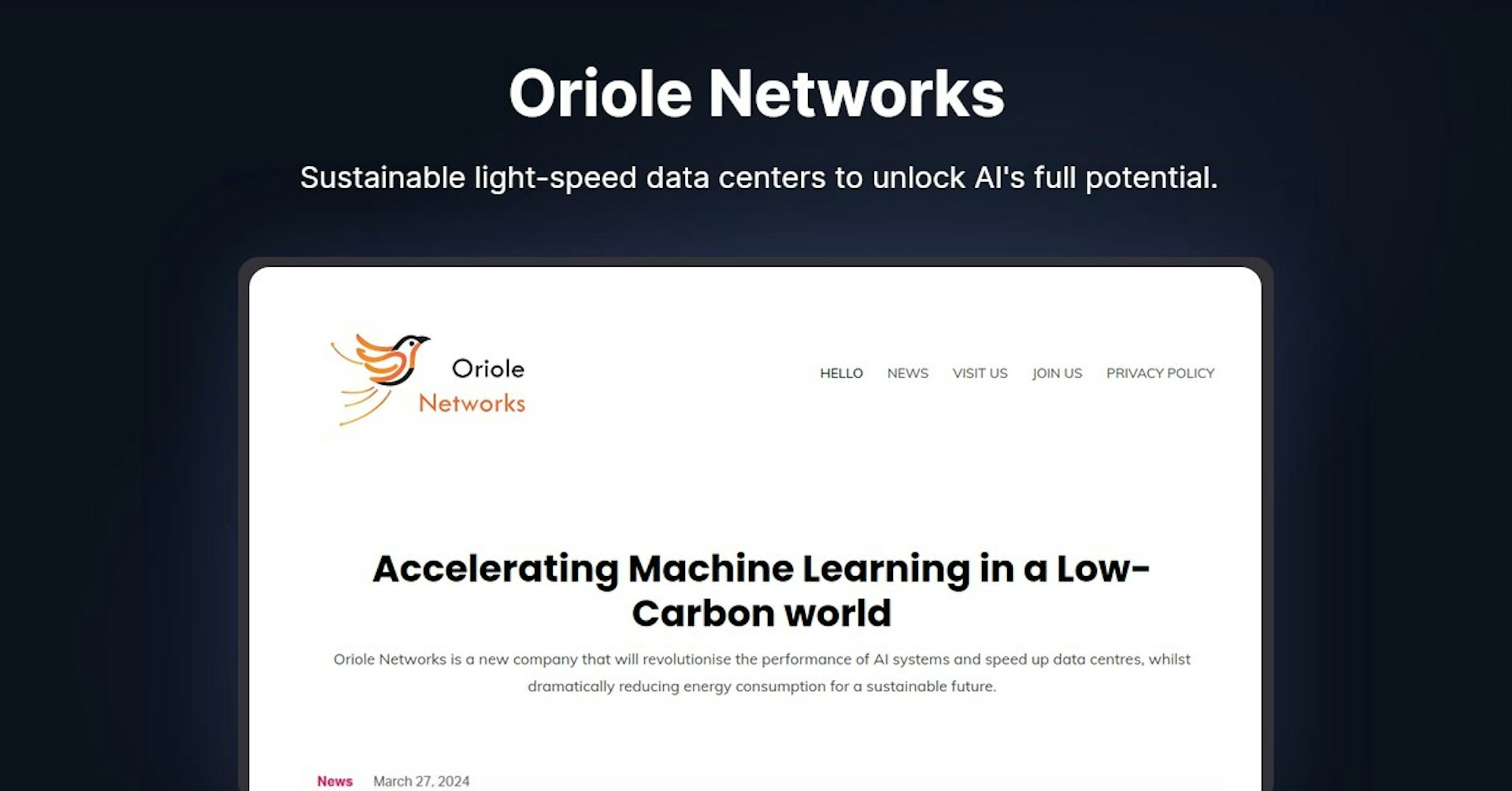 Oriole Networks