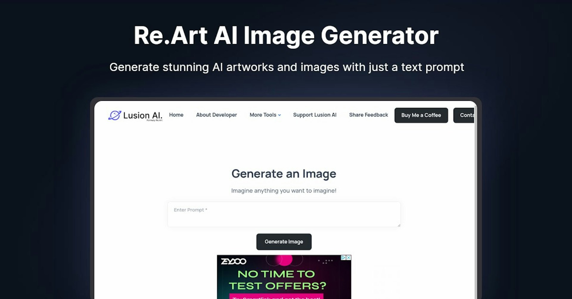 Re.Art AI Image Generator
