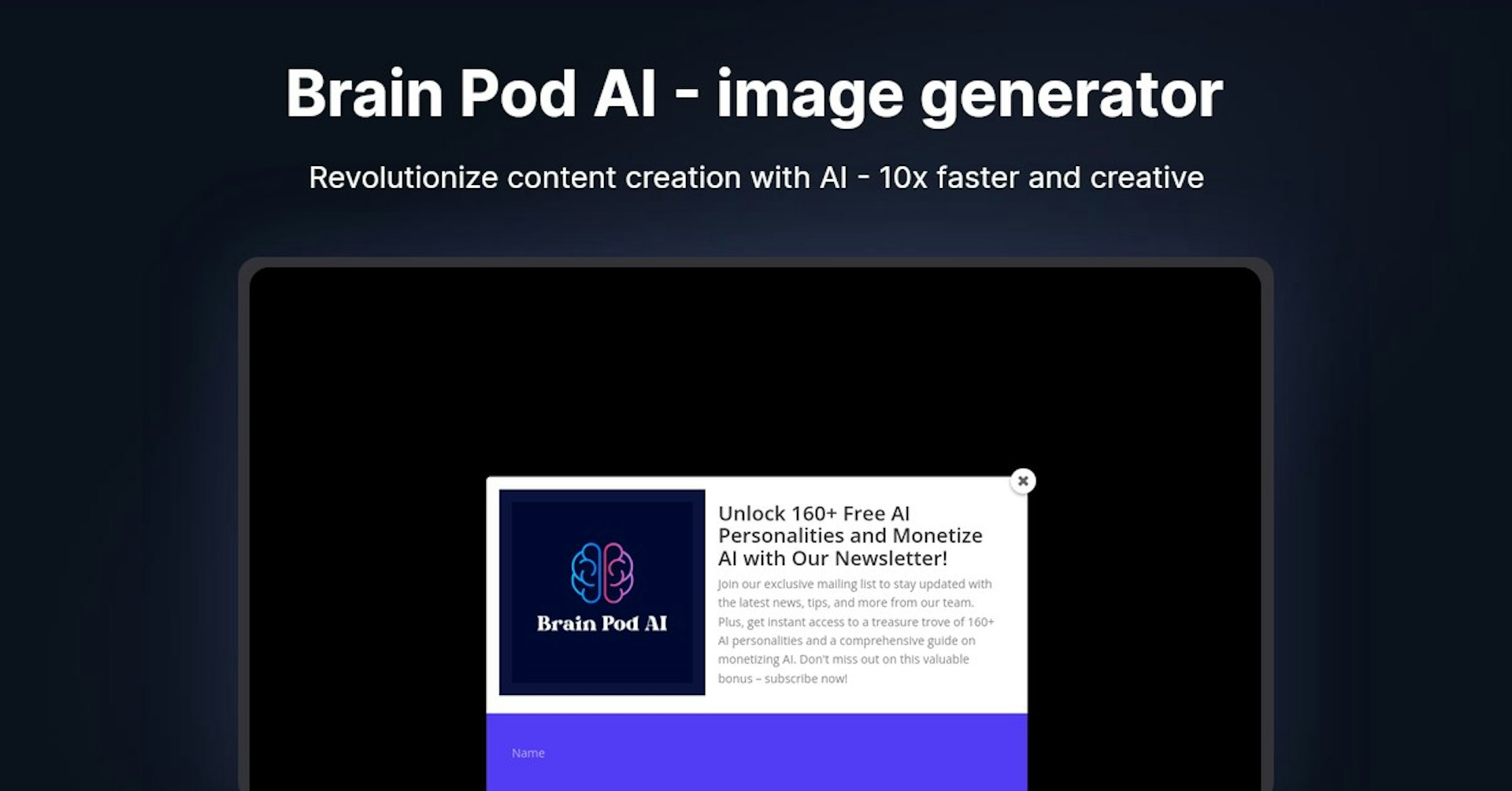 Brain Pod AI - image generator