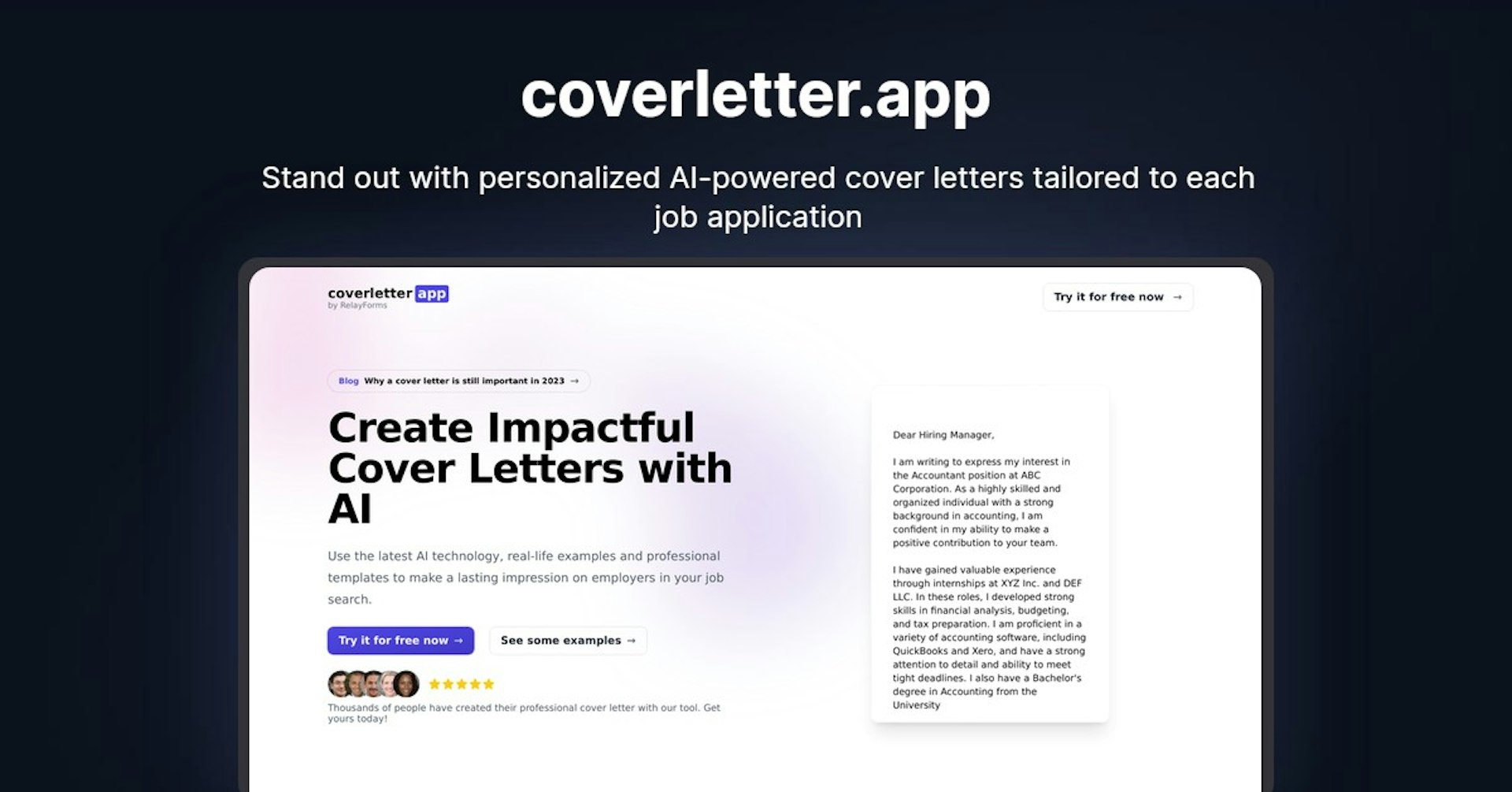 coverletter.app