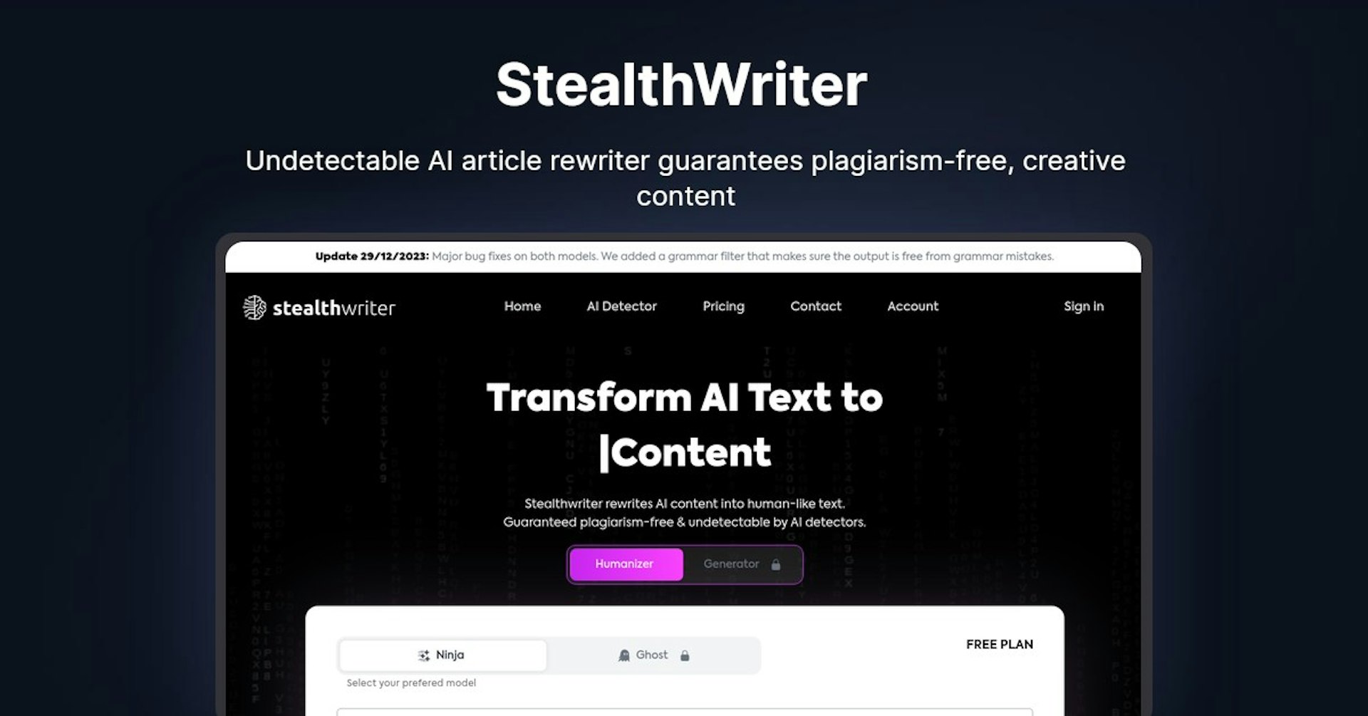 StealthWriter