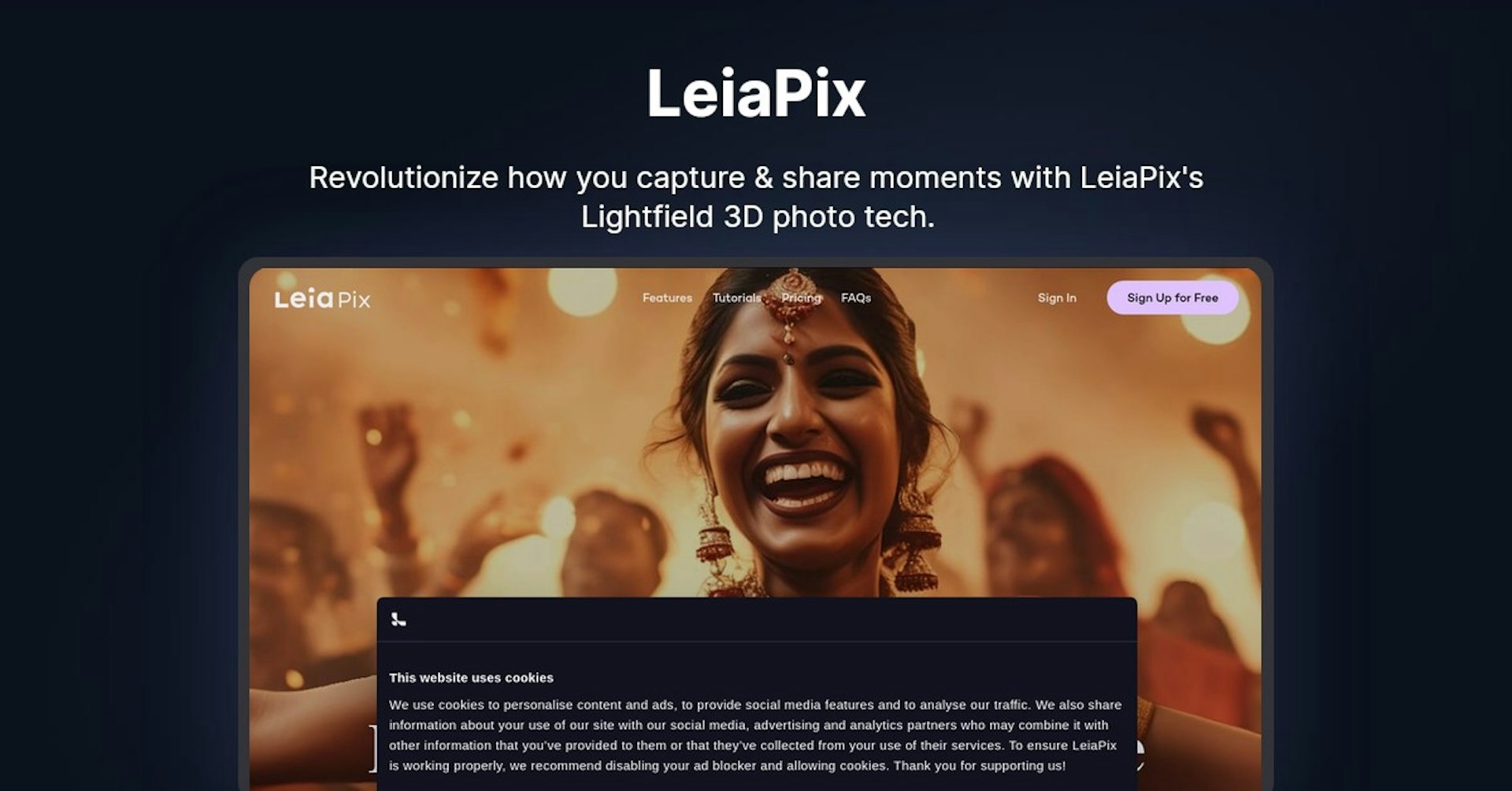 LeiaPix: AI-Powered App for Creating & Sharing 3D Photos