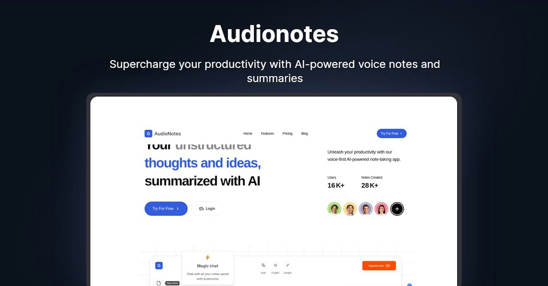 Audionotes