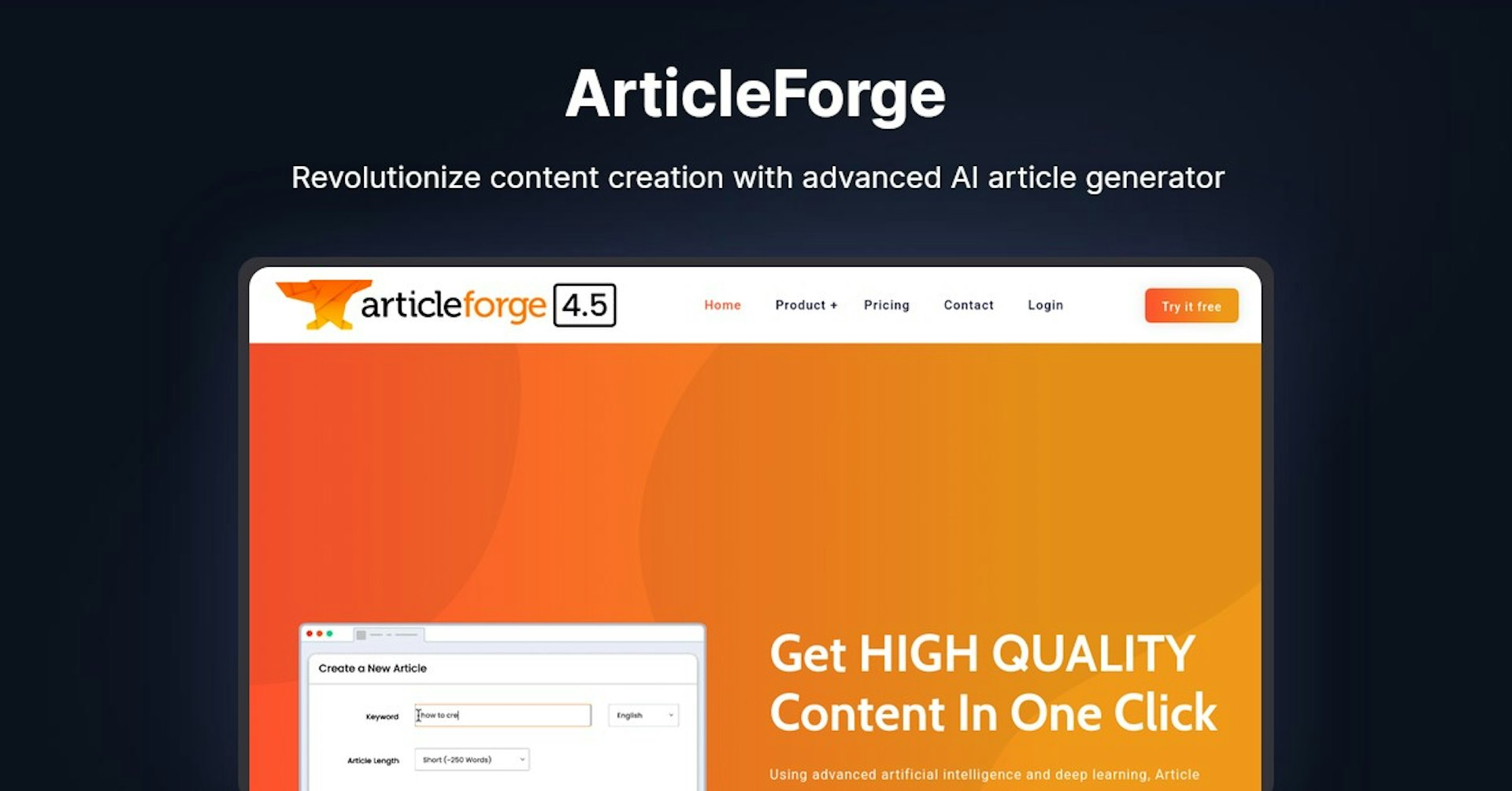 ArticleForge