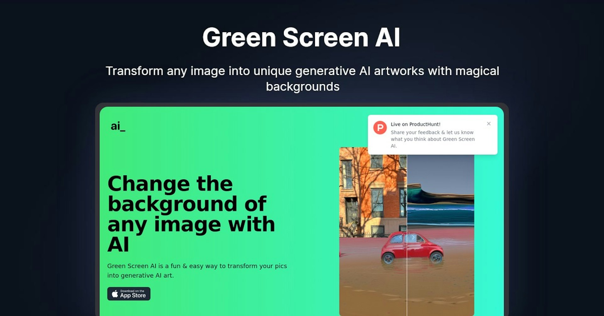 Green Screen AI