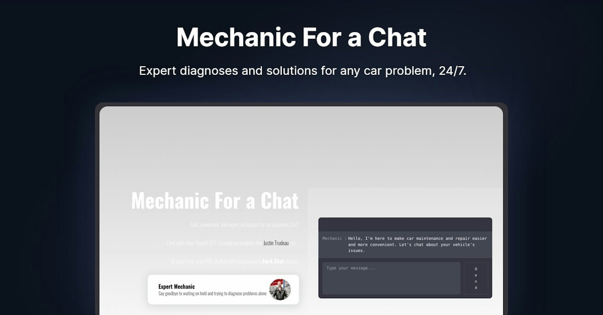 Mechanic For a Chat