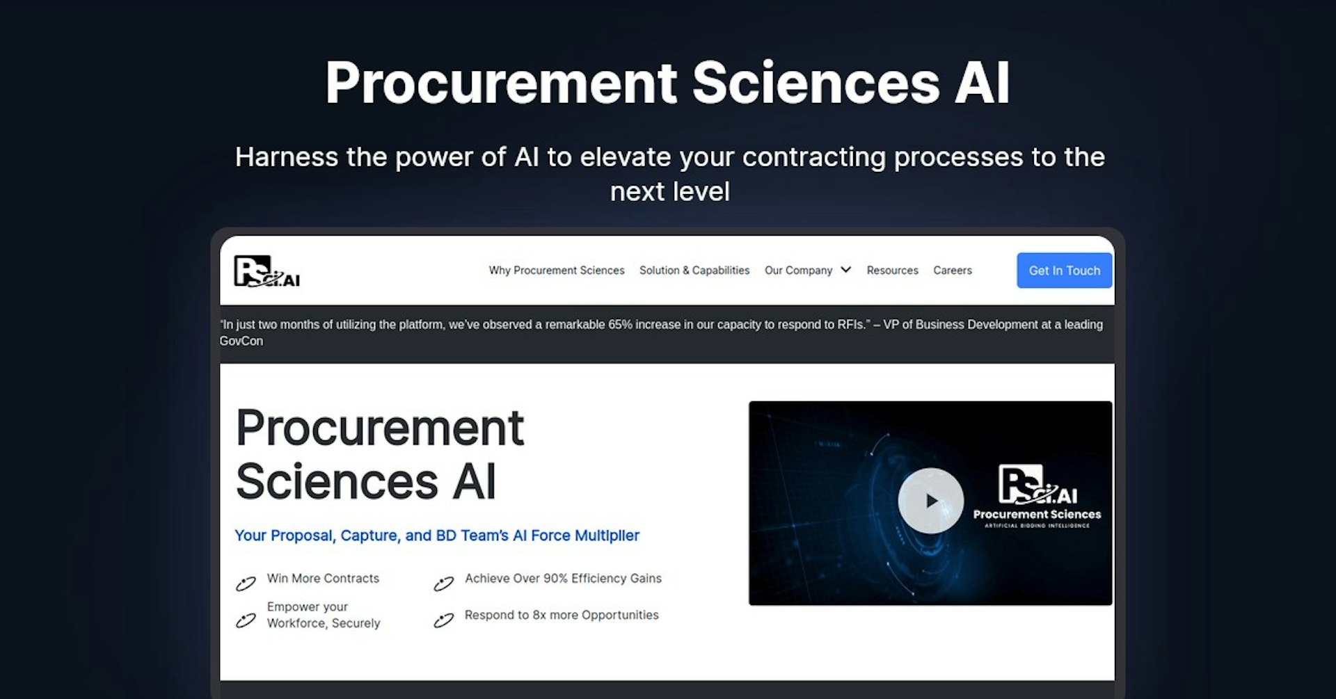 Procurement Sciences AI