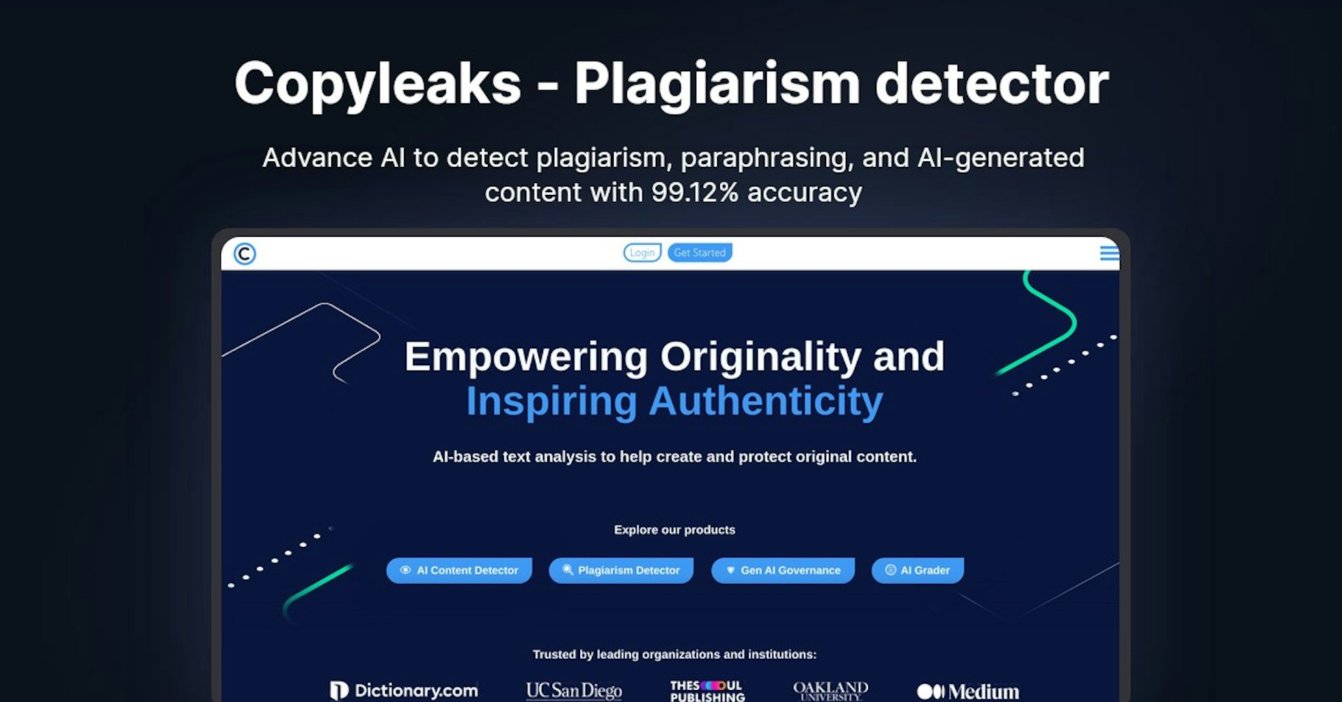 Copyleaks - Plagiarism detector