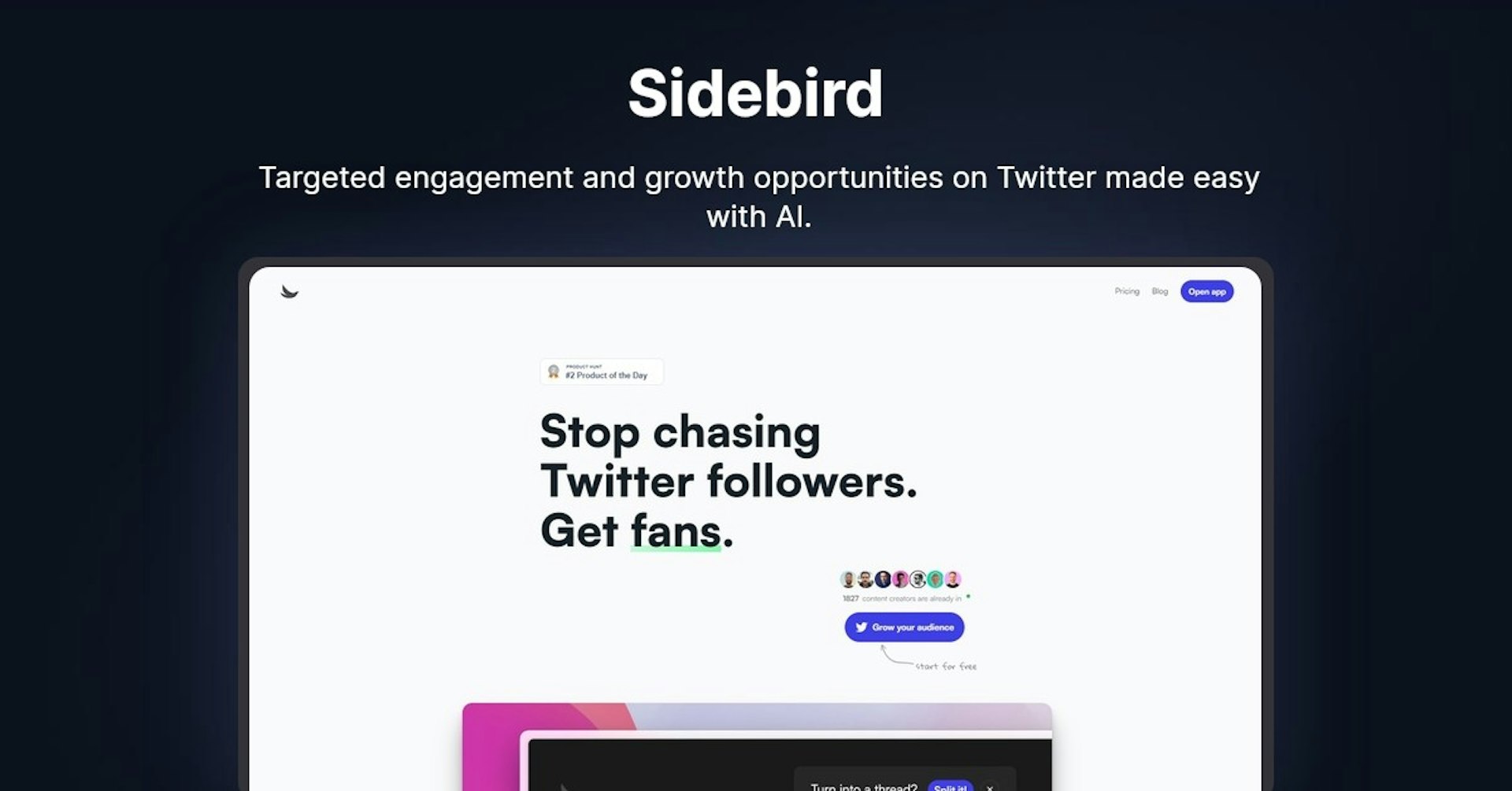 Sidebird
