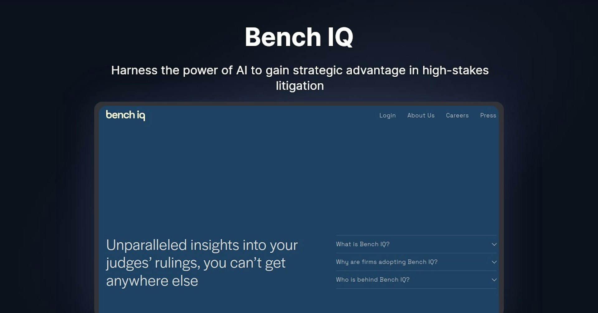 Bench IQ