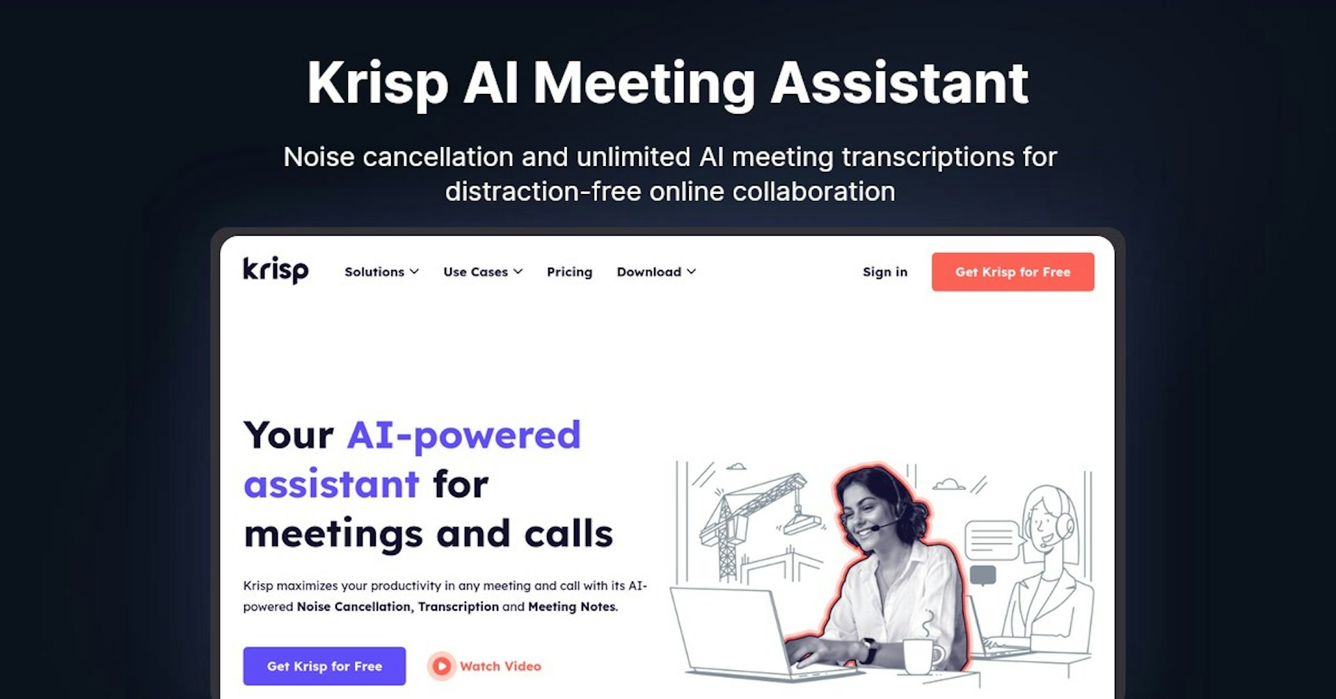 Krisp AI Meeting Assistant