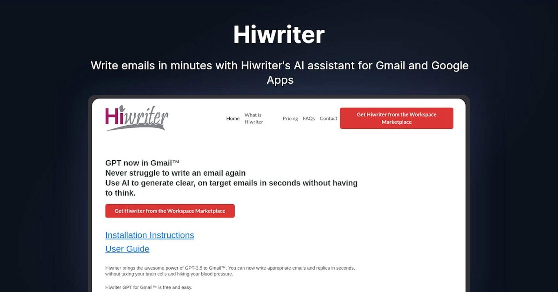 Hiwriter