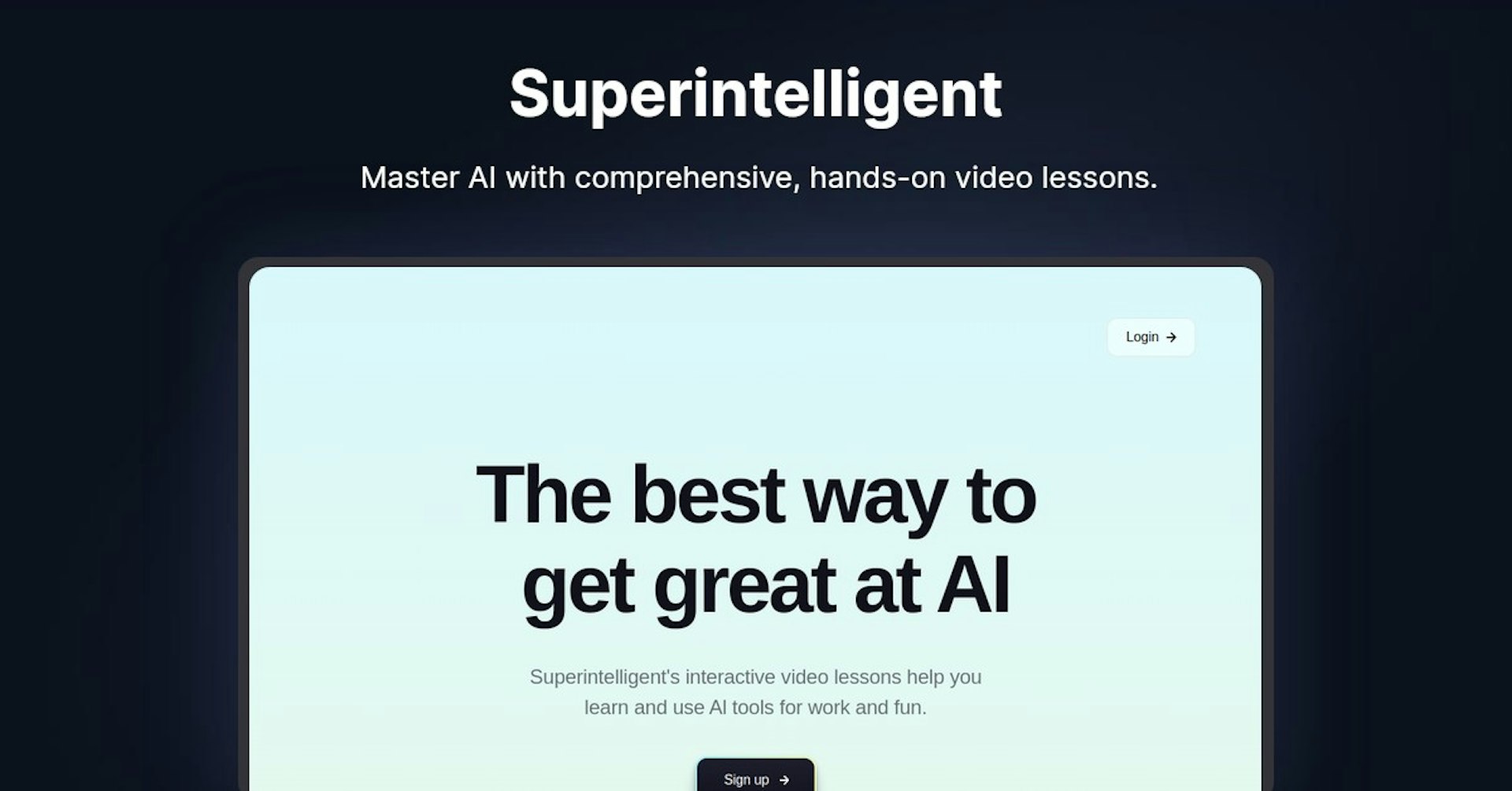 Superintelligent
