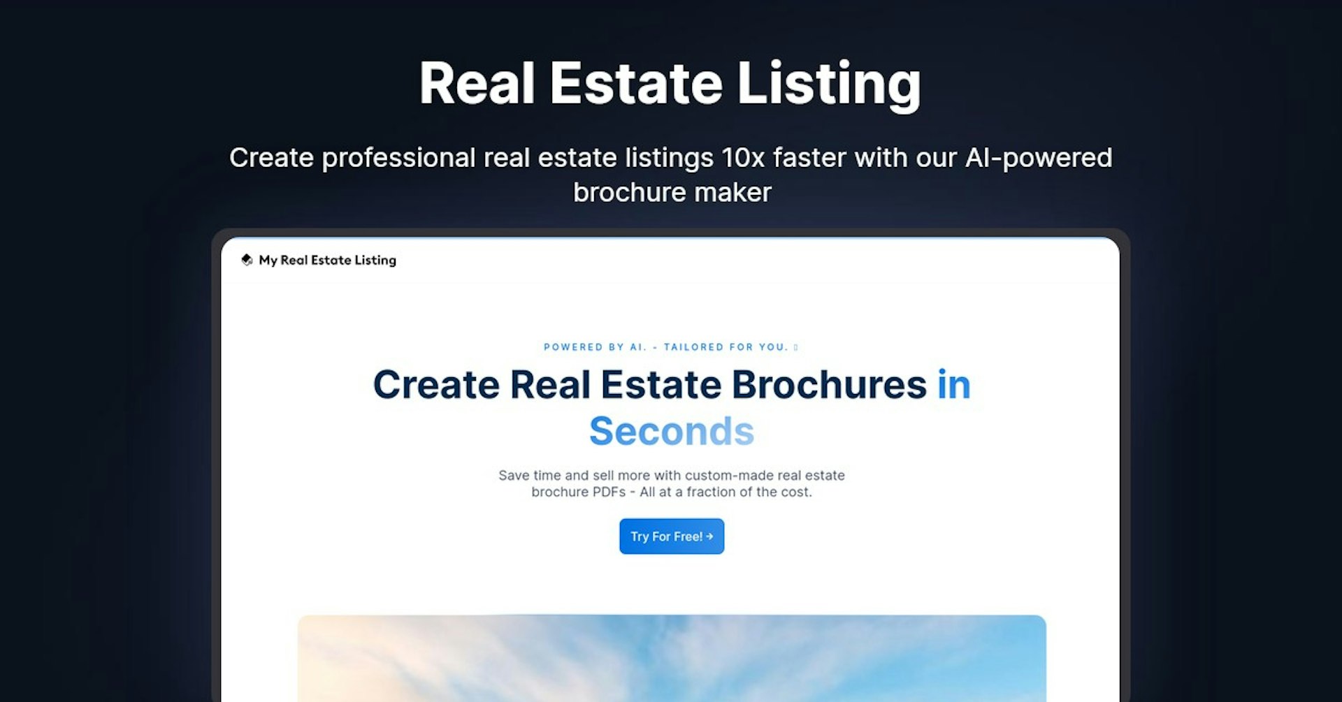 Real Estate Listing