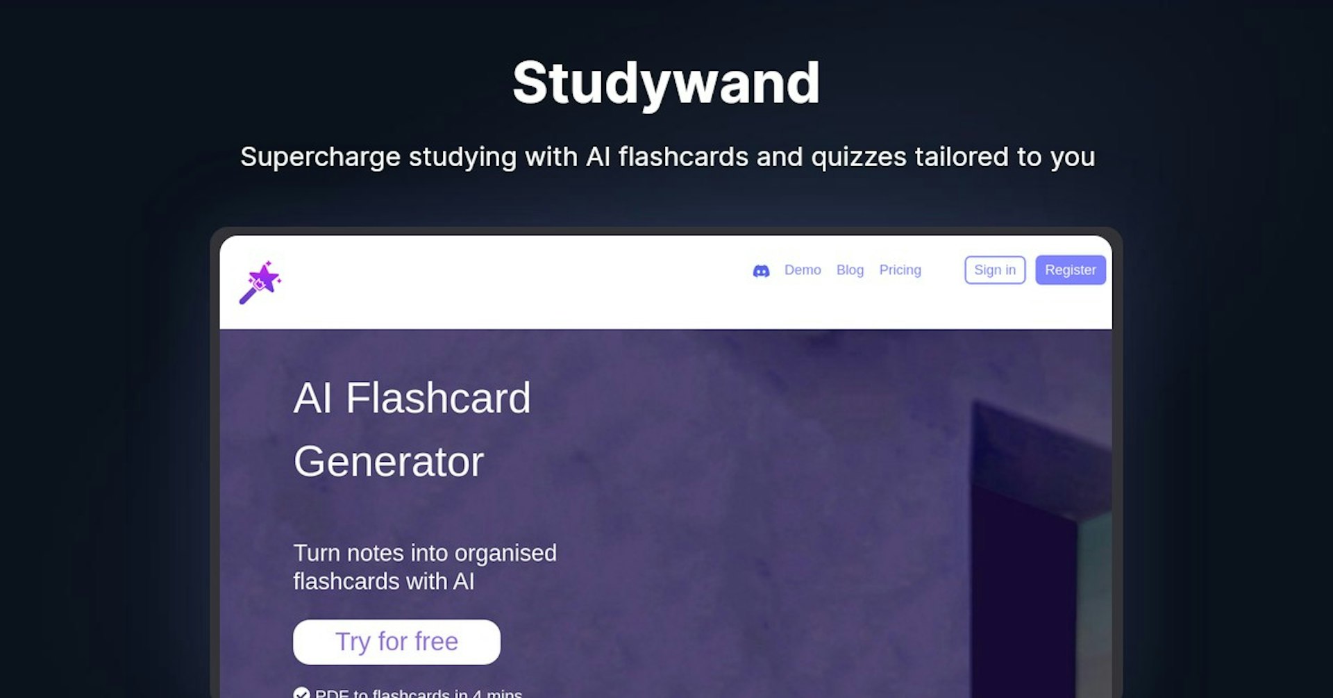 Studywand