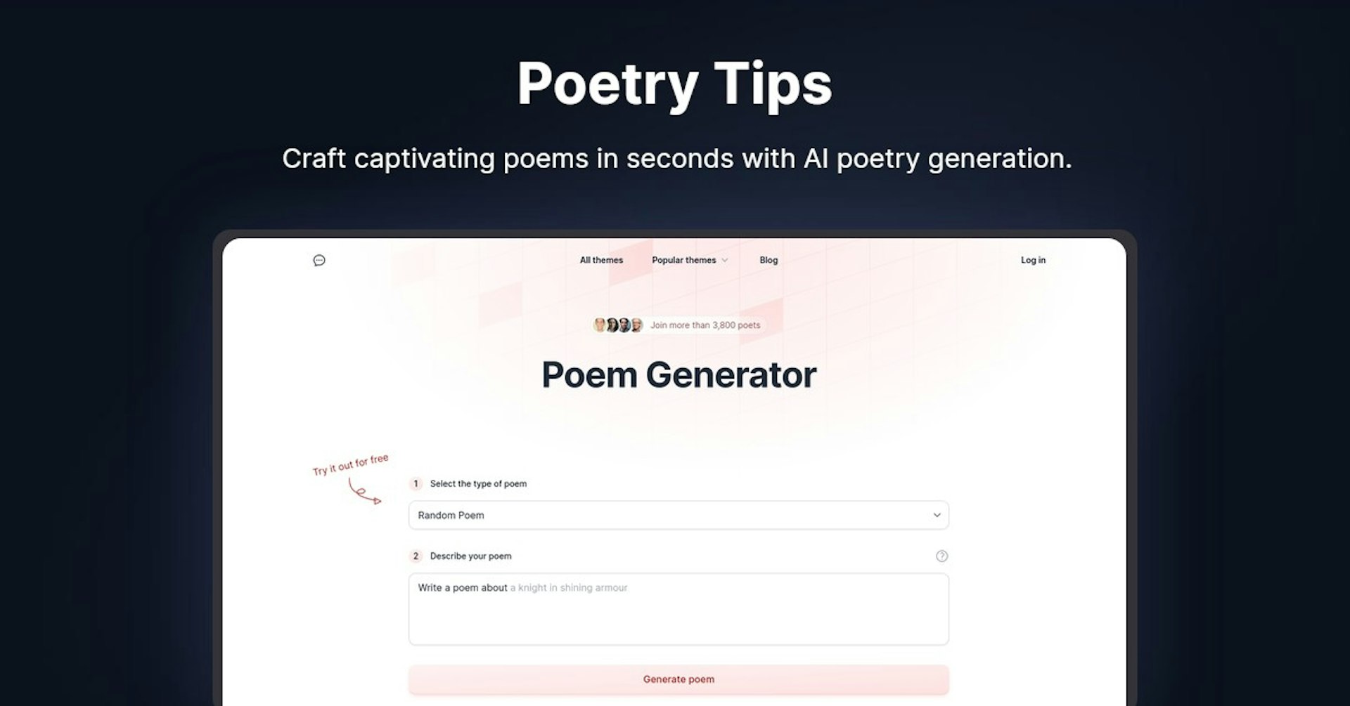 Poetry Tips