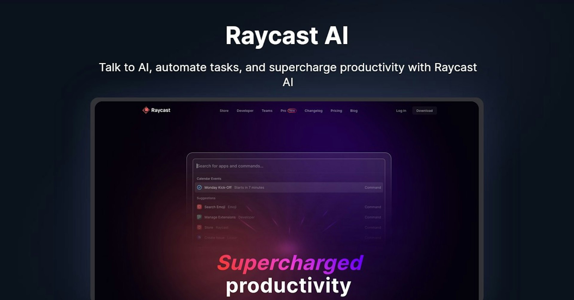 Raycast AI