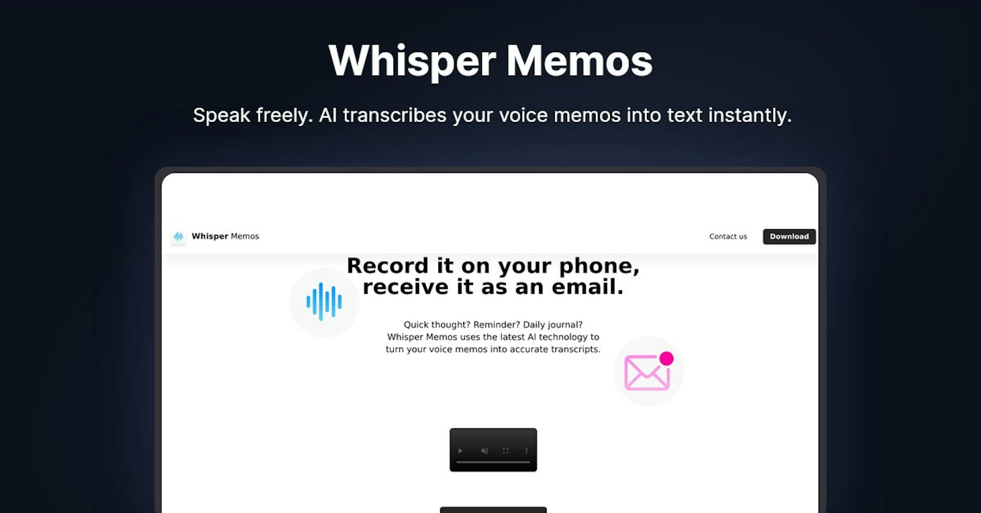 Whisper Memos