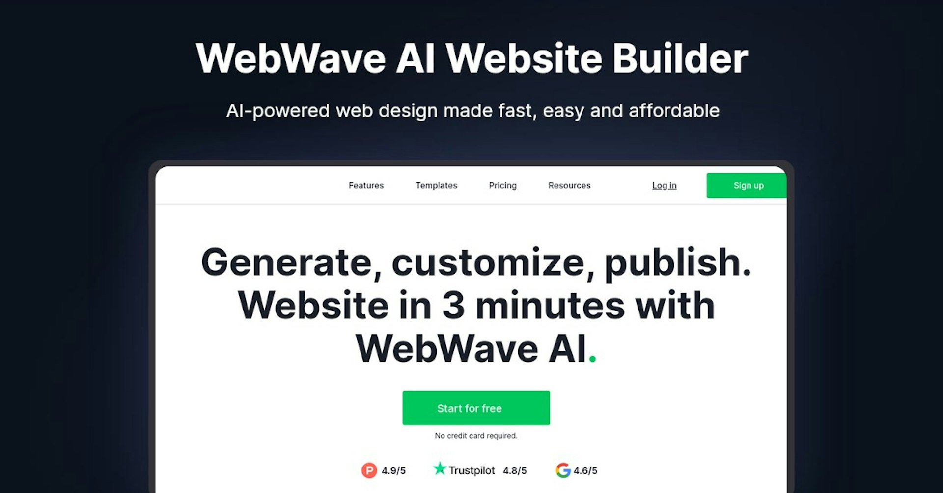 WebWave AI Website Builder