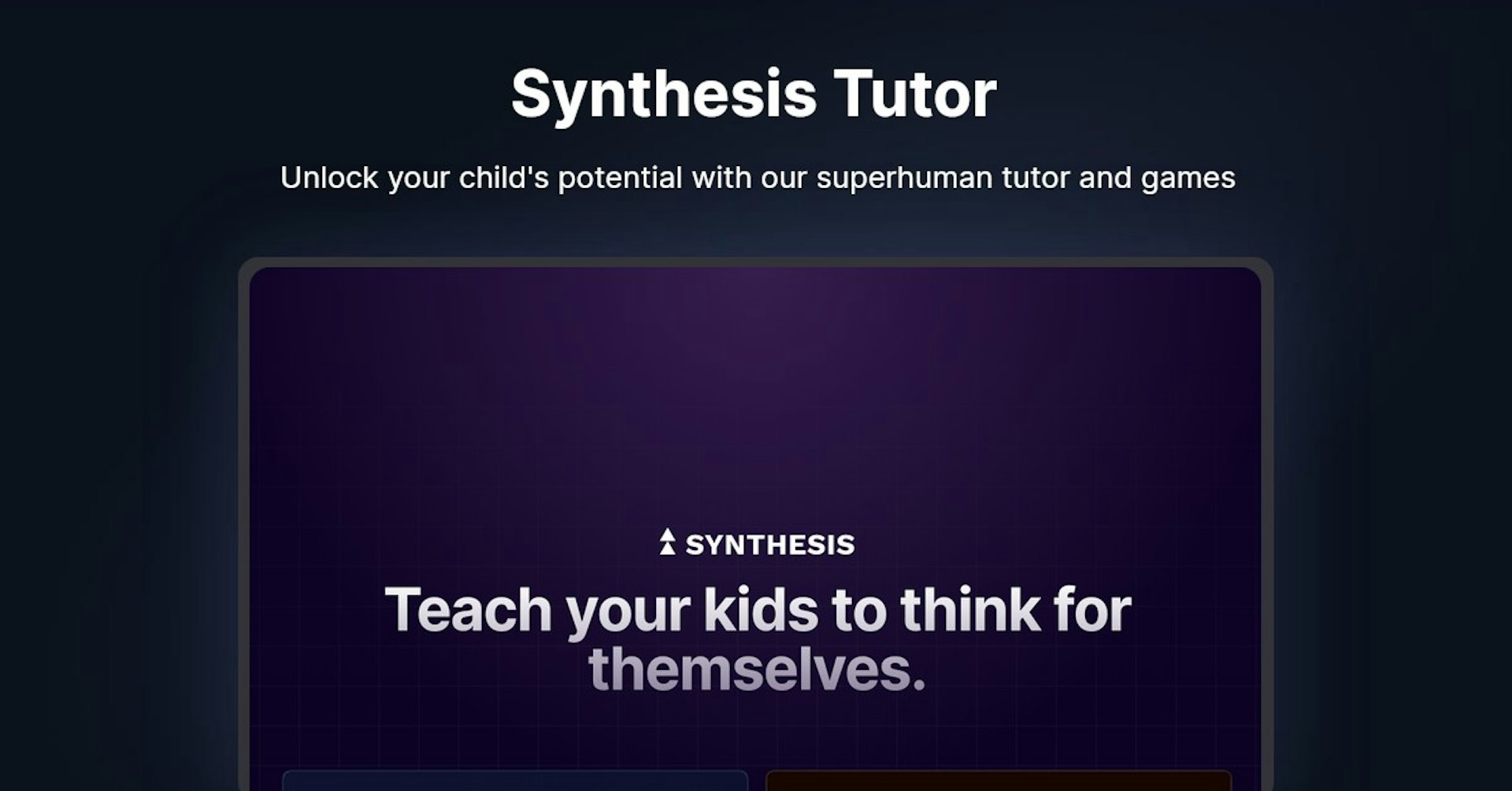 Synthesis Tutor