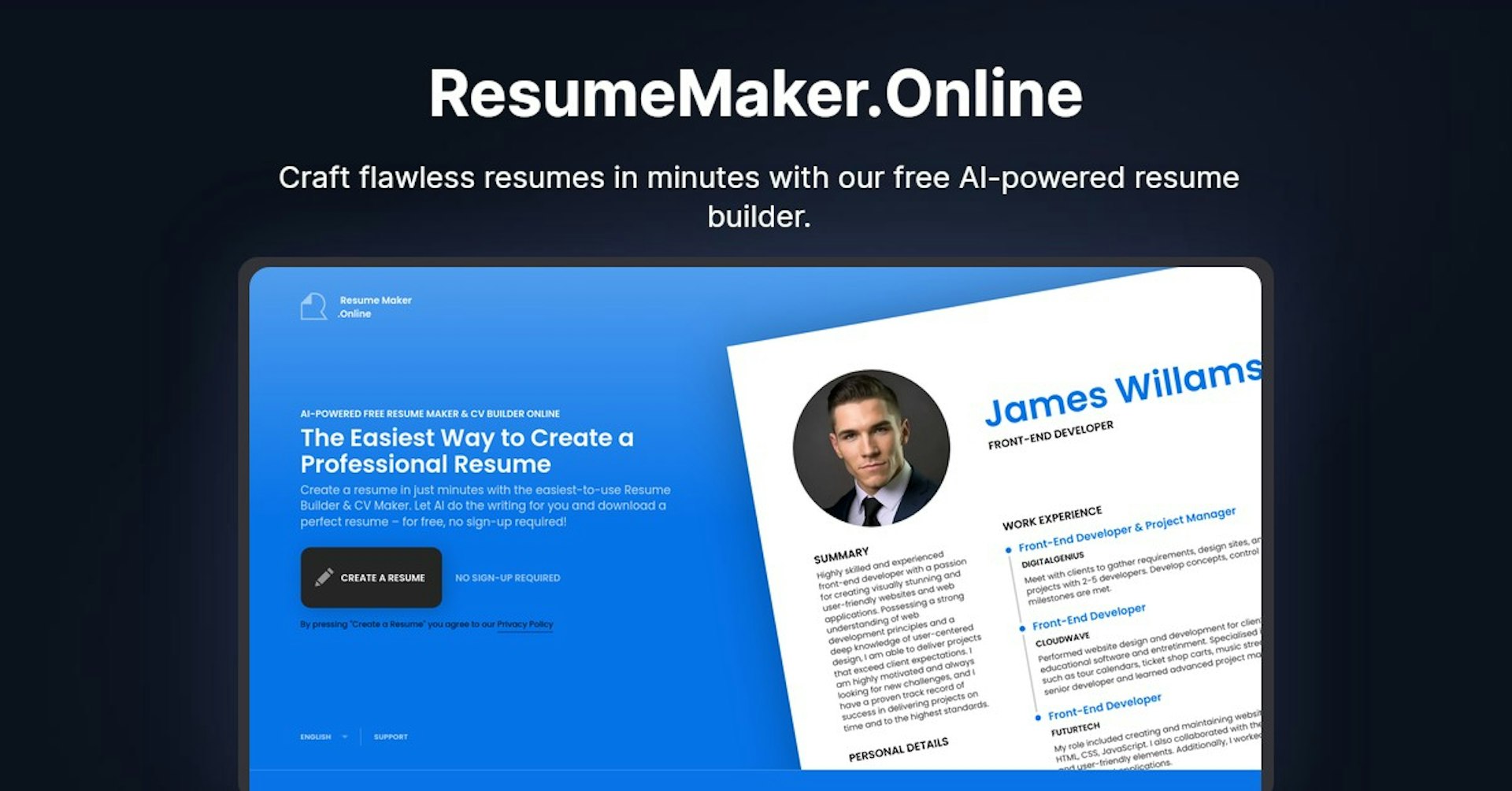 ResumeMaker.Online