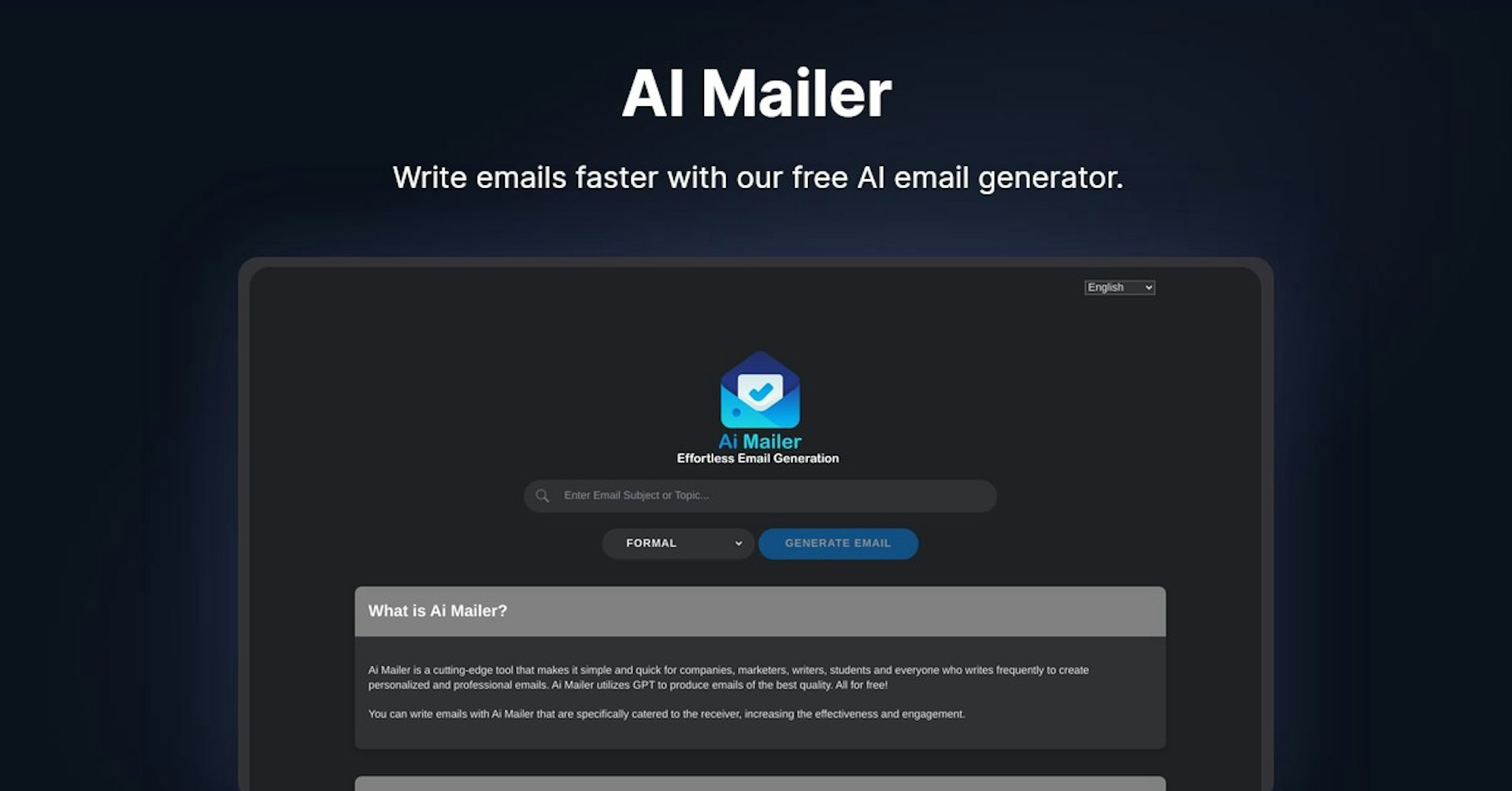 AI Mailer