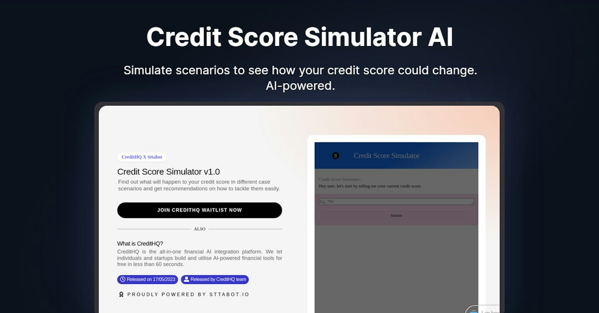 Credit Score Simulator AI