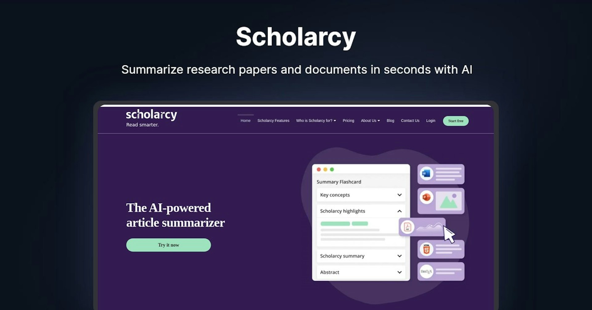 Scholarcy