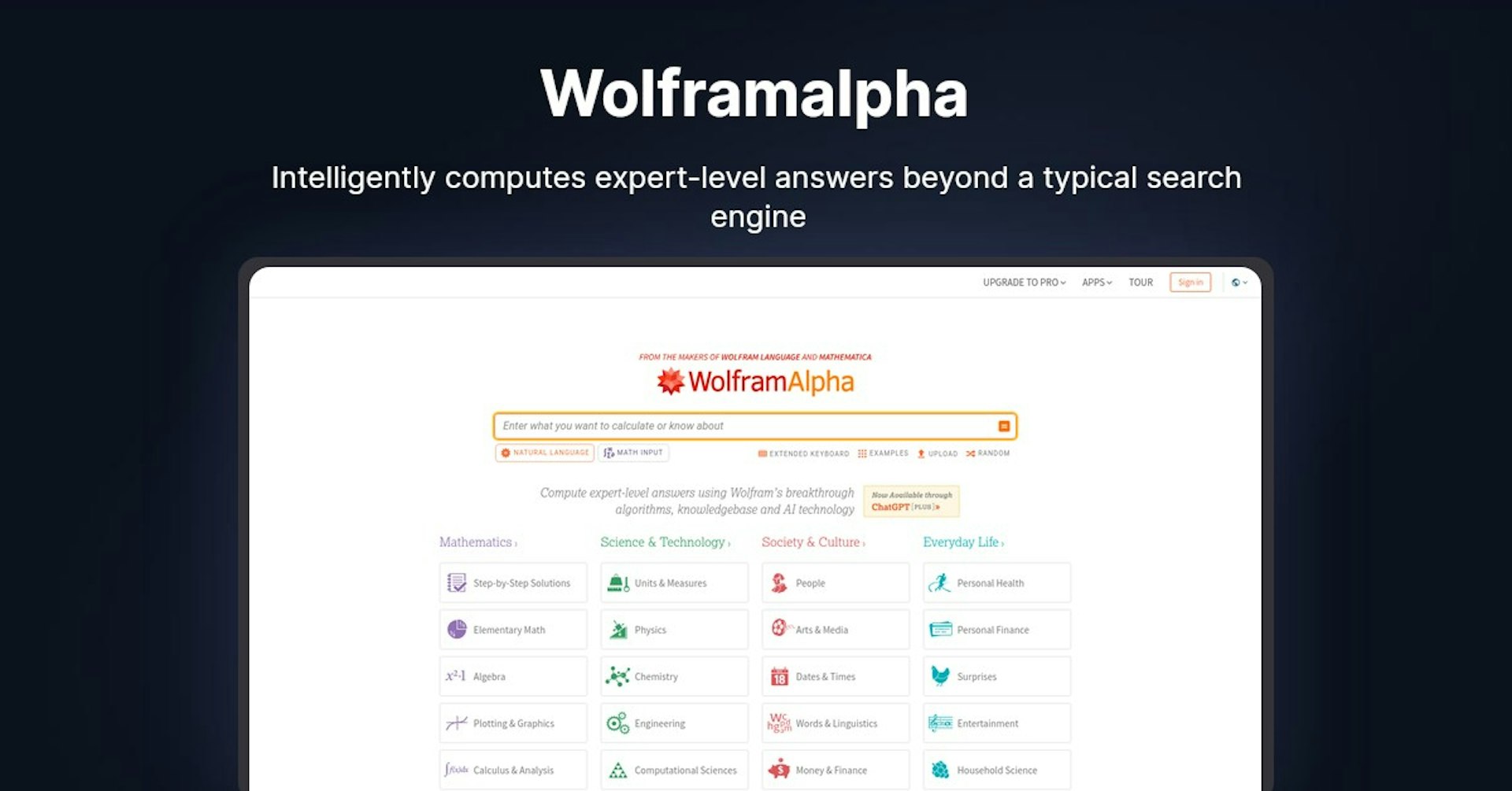 Wolframalpha