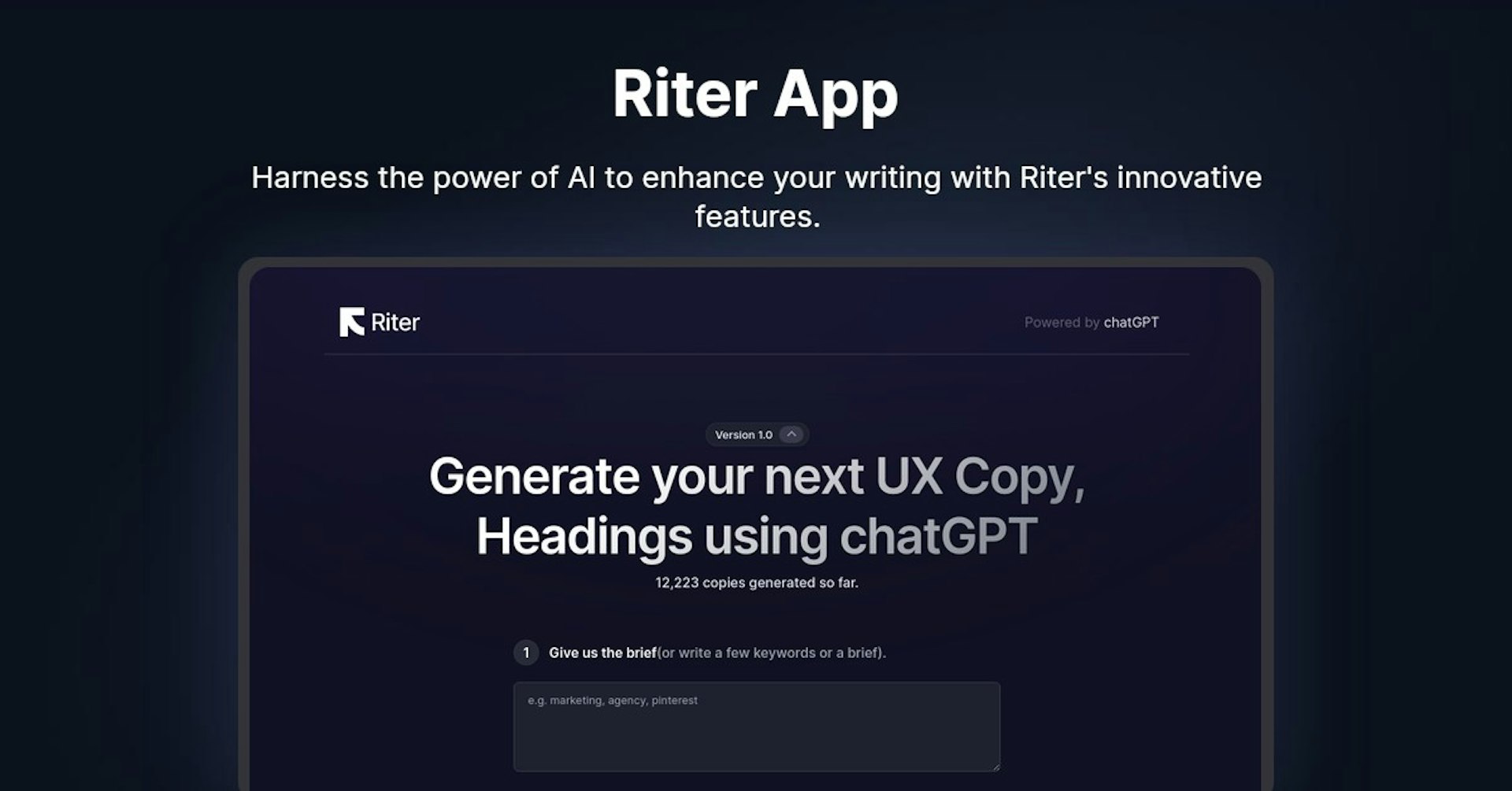 Riter App