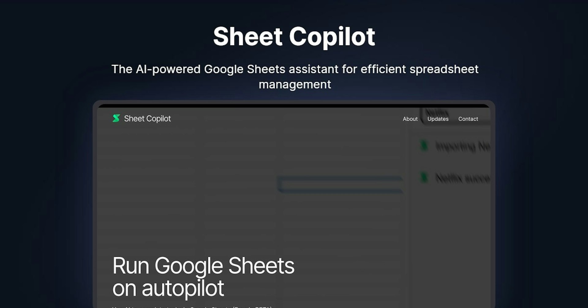 Sheet Copilot