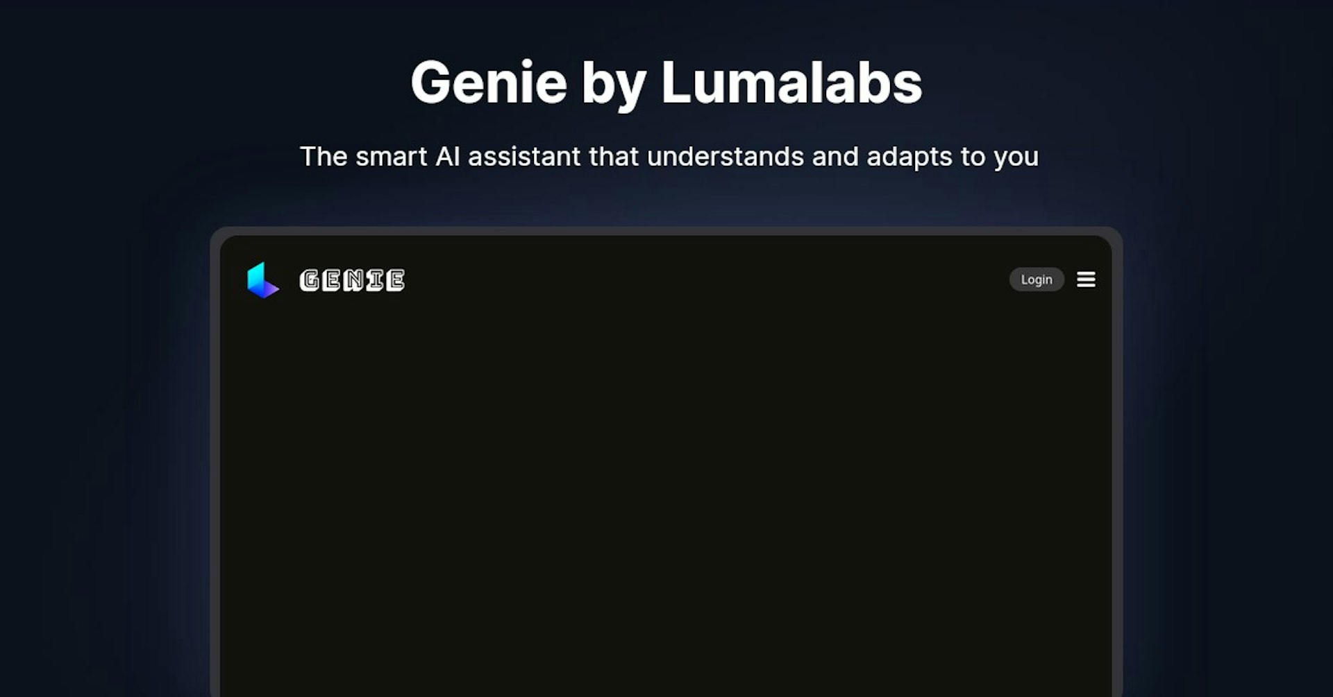 Genie by Lumalabs