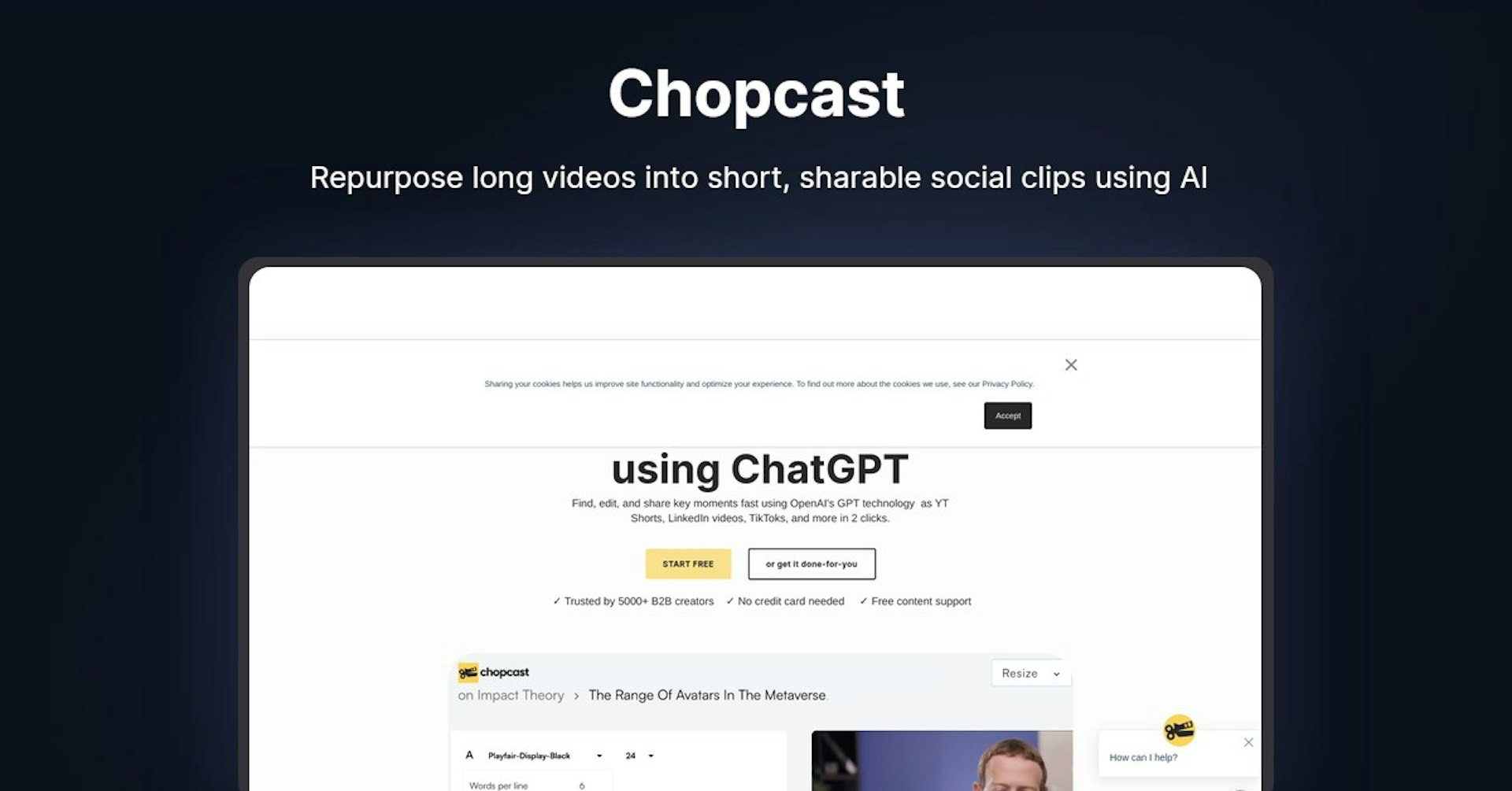 Chopcast