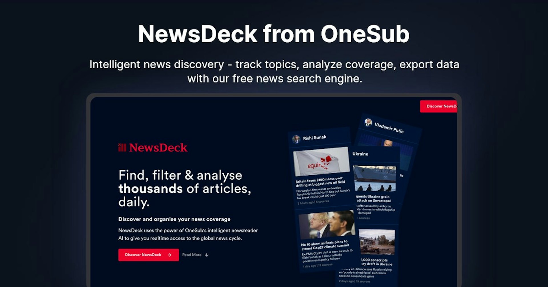 NewsDeck from OneSub