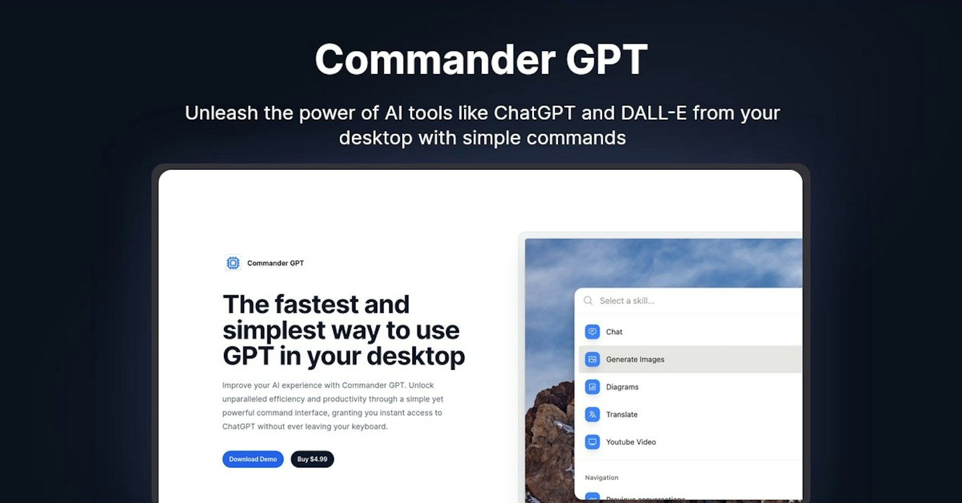 Commander GPT