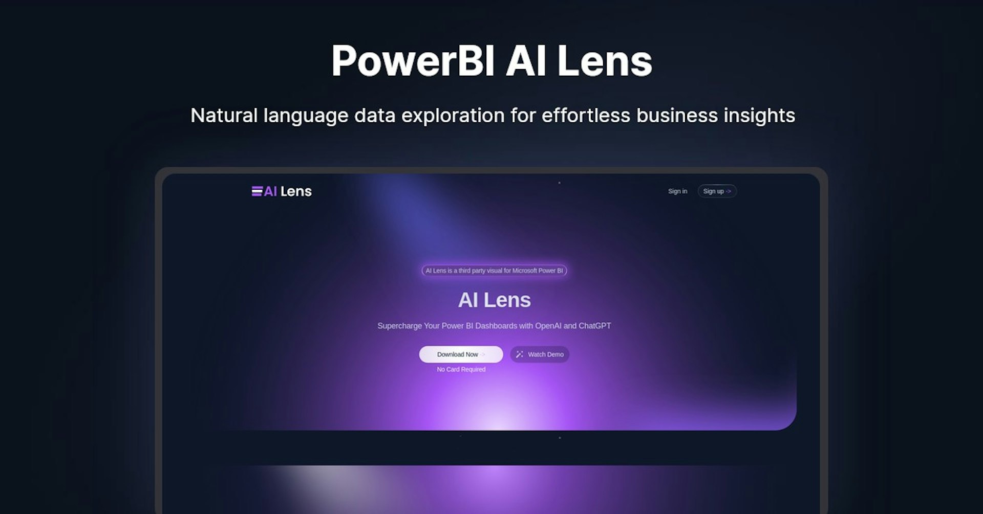 PowerBI AI Lens