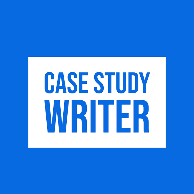 Case Study Writer