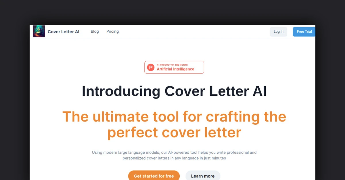Cover Letter AI