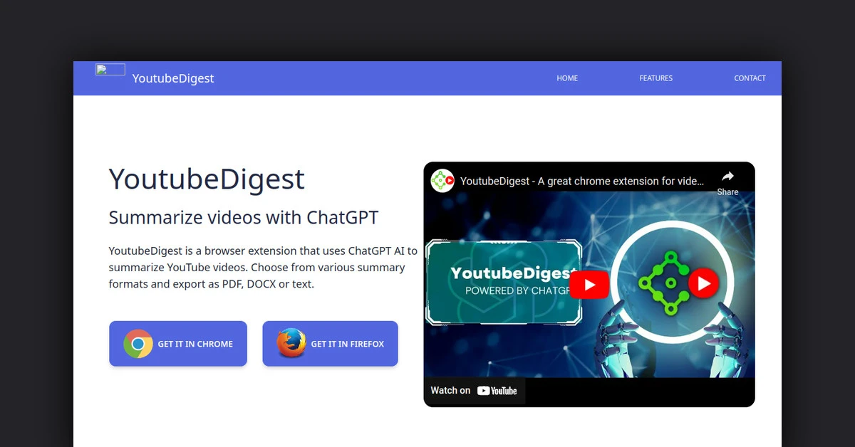 YoutubeDigest