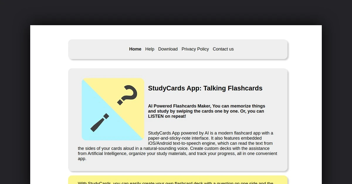 StudyCards