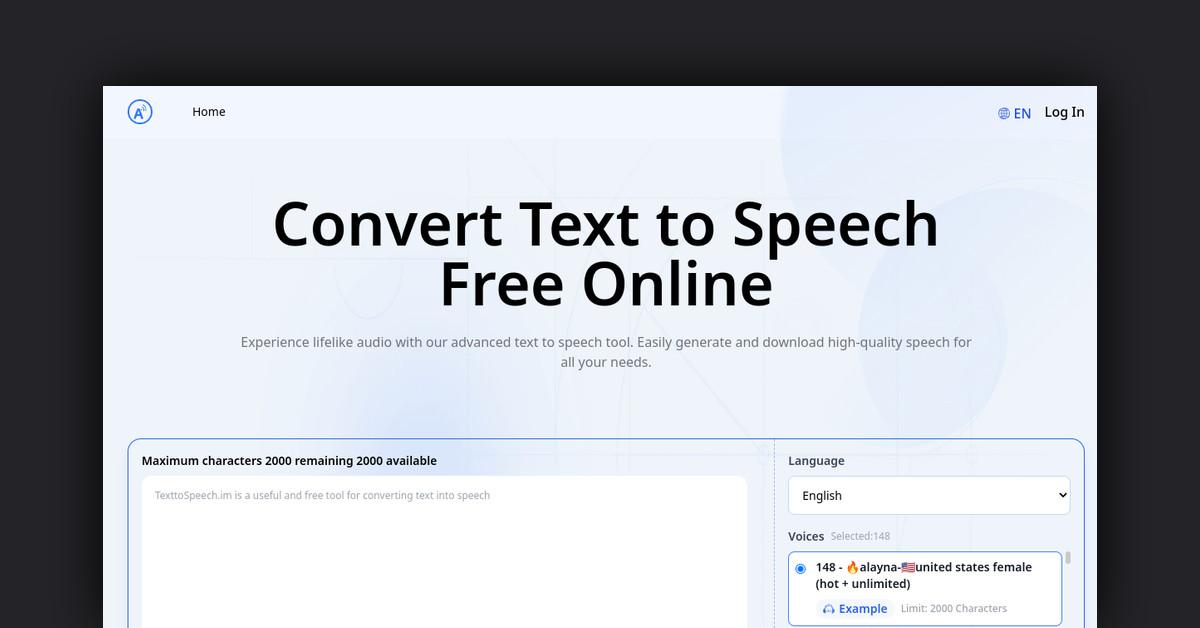 Text to speech.im