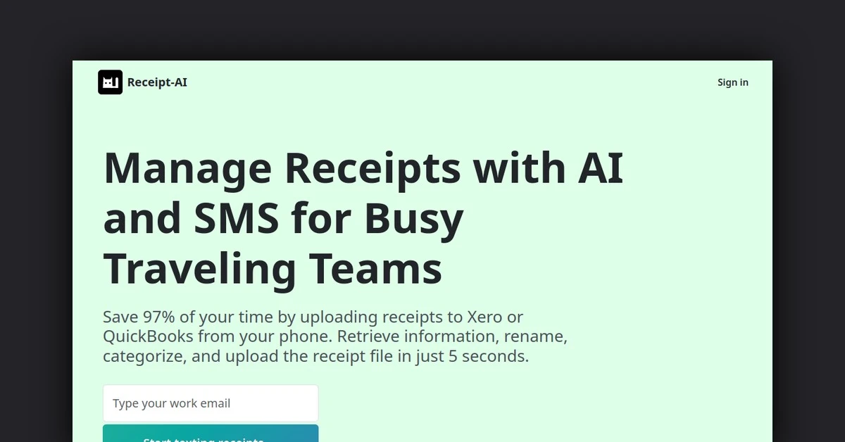 Receipt AI